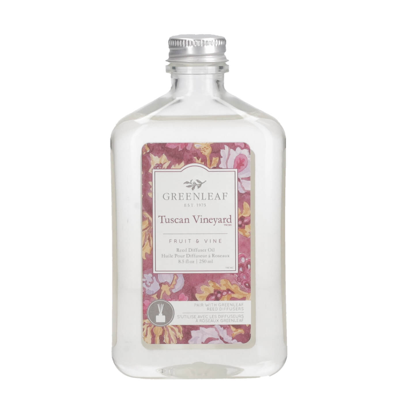 Olio Per Diffusori Con Bastoncini 250 ml. Tuscan Vineyard