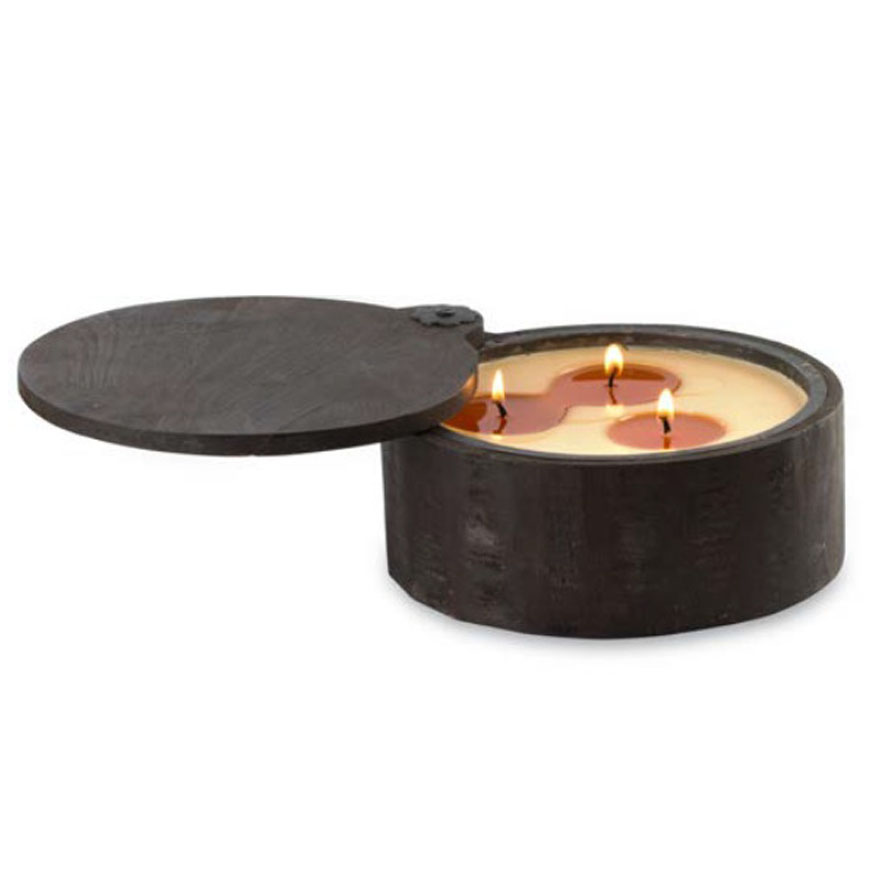 Wooden Spice Pot Medium - Bourbon Vanilla