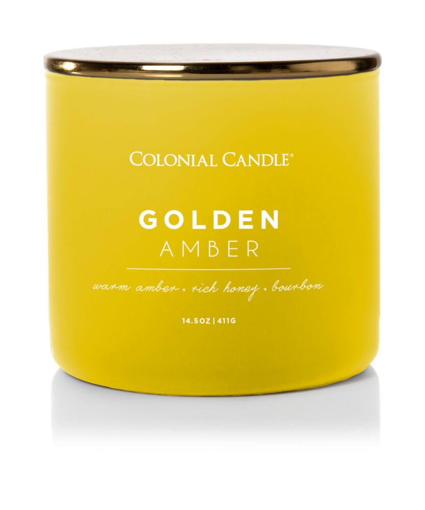 Colonial Candle – Pop Of Color – Golden Amber