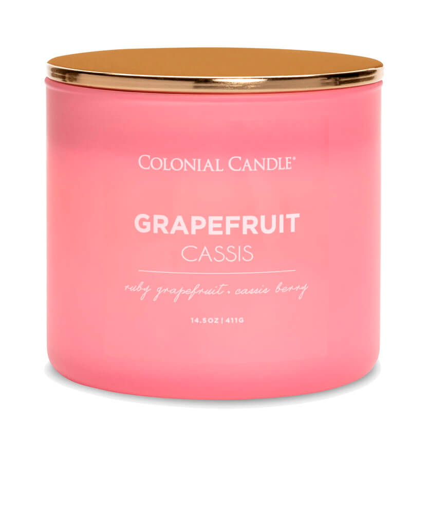 Colonial Candle – Pop Of Color – Grapefruit Cassis
