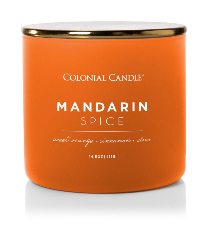 Colonial Candle – Pop Of Color – Mandarin Spice
