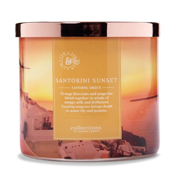 Colonial Candle – Travel – Santorini Sunset